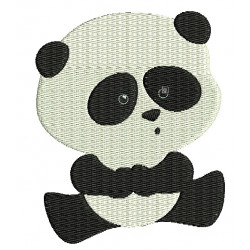 Stickdatei - Patti Panda denkt